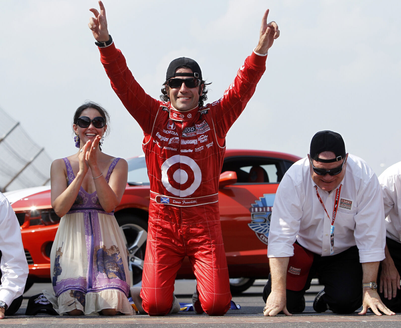 2010: Dario Franchitti takes advantage of last-lap wreck to win Indy 500